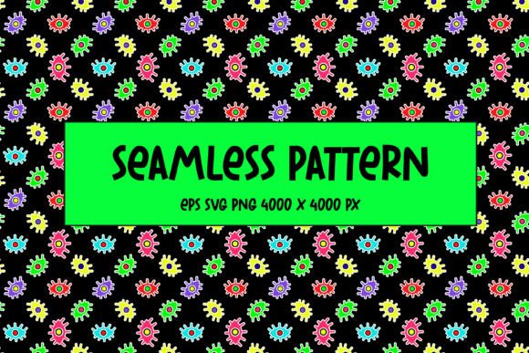Download Pattern of Multicolored Abstract Eyes - Premium Resources
